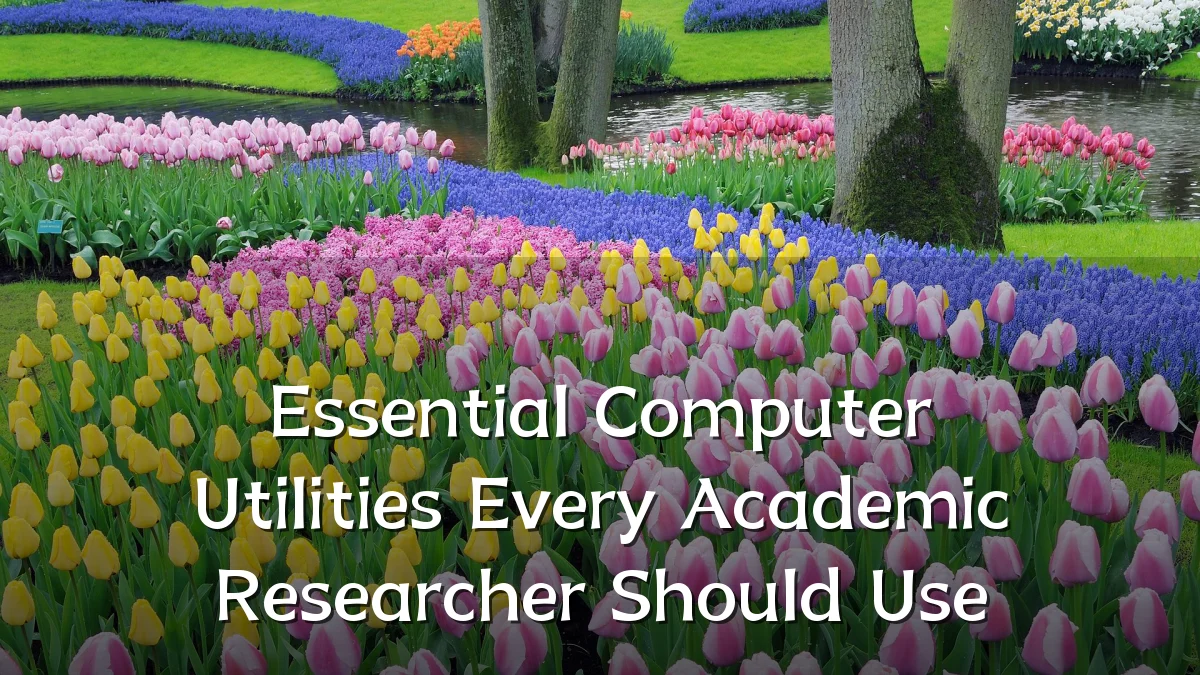 Essential Computer Utilities Every Academic Researcher Should Use