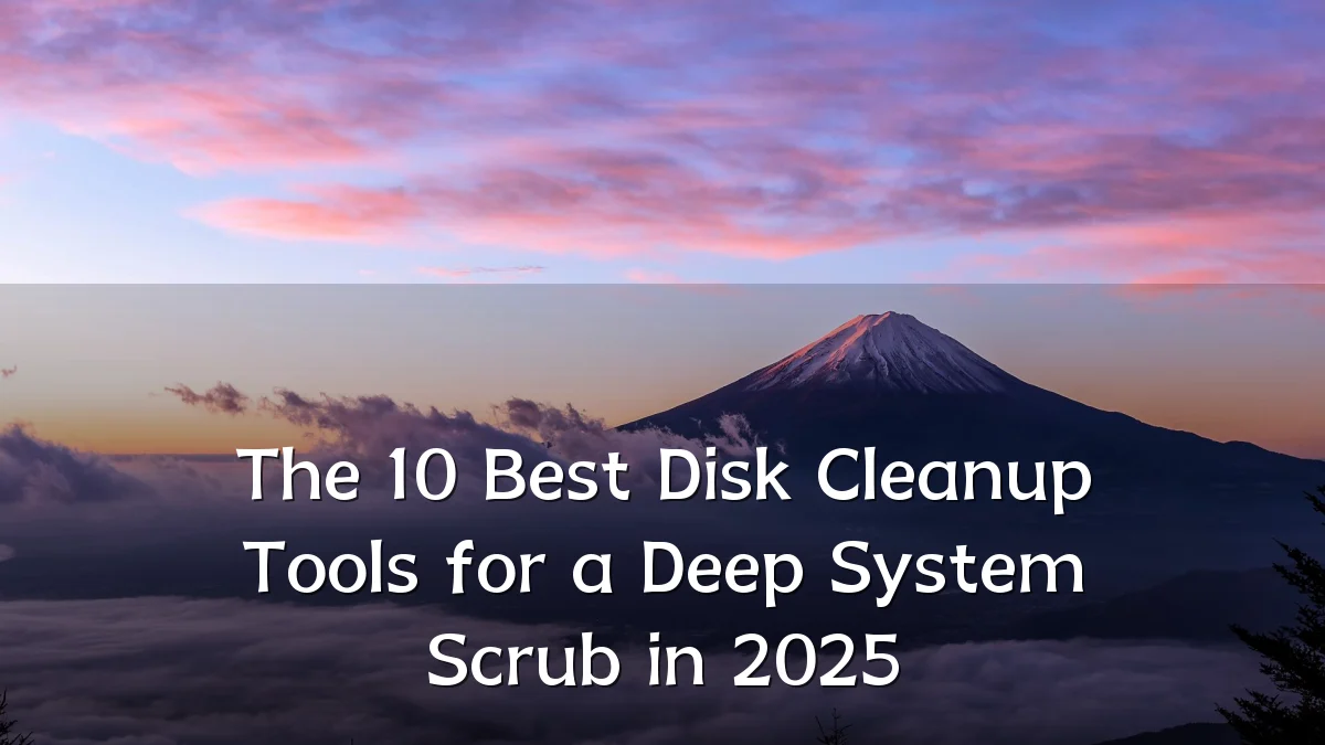 The 10 Best Disk Cleanup Tools for a Deep System Scrub in 2025