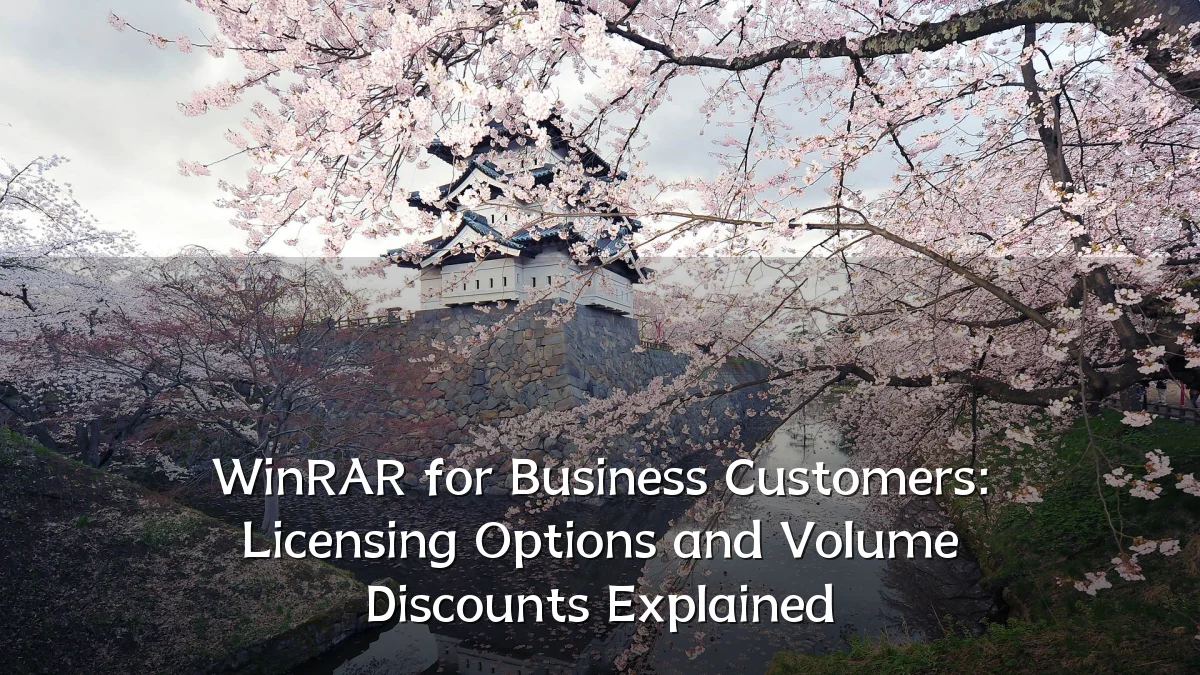 WinRAR for Business Customers: Licensing Options and Volume Discounts Explained
