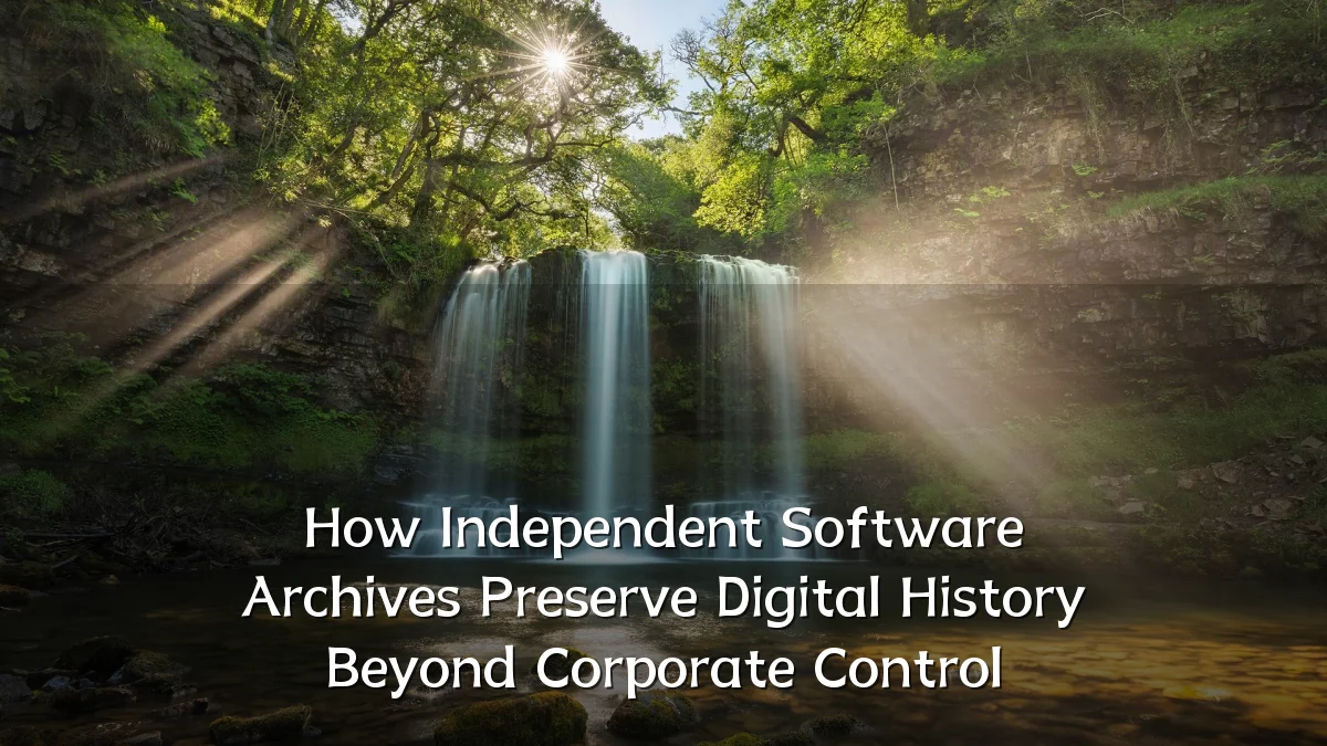 How Independent Software Archives Preserve Digital History Beyond Corporate Control