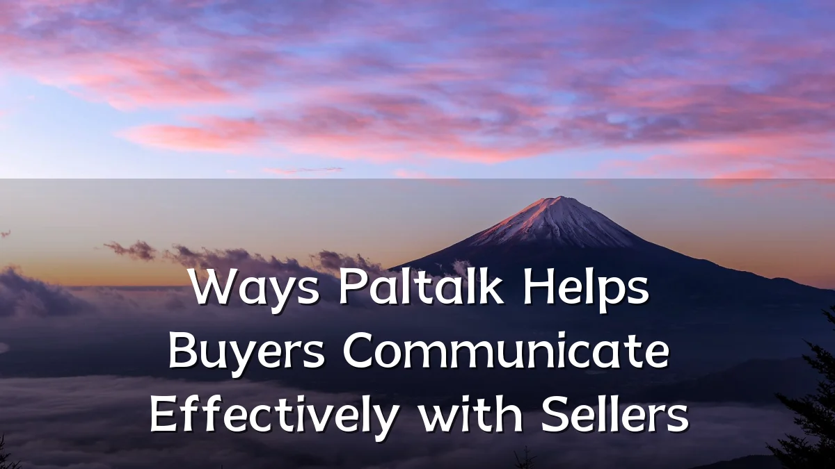 Ways Paltalk Helps Buyers Communicate Effectively with Sellers