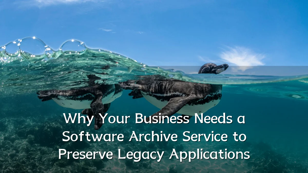 Why Your Business Needs a Software Archive Service to Preserve Legacy Applications