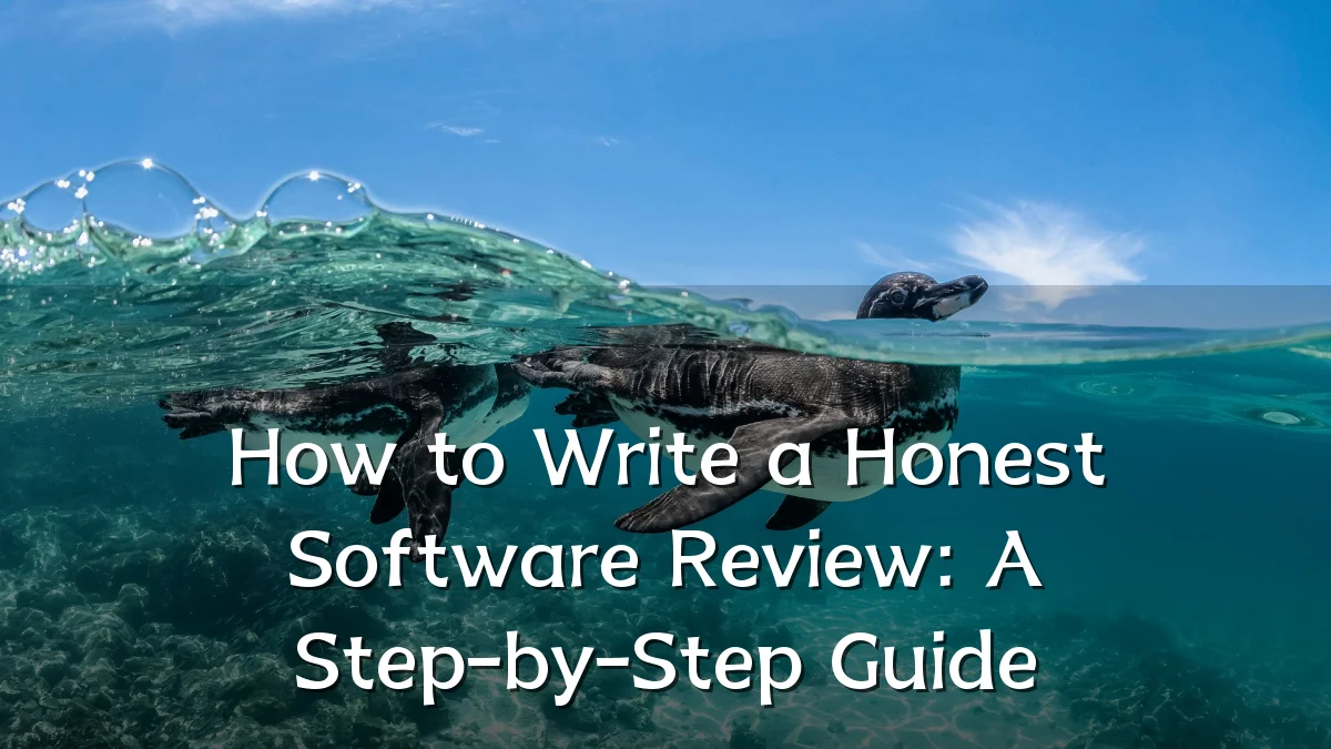 How to Write a Honest Software Review: A Step-by-Step Guide