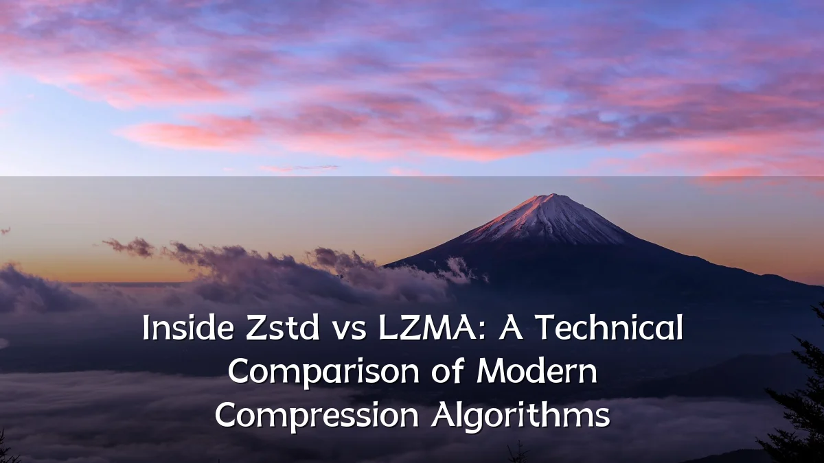 Inside Zstd vs LZMA: A Technical Comparison of Modern Compression Algorithms